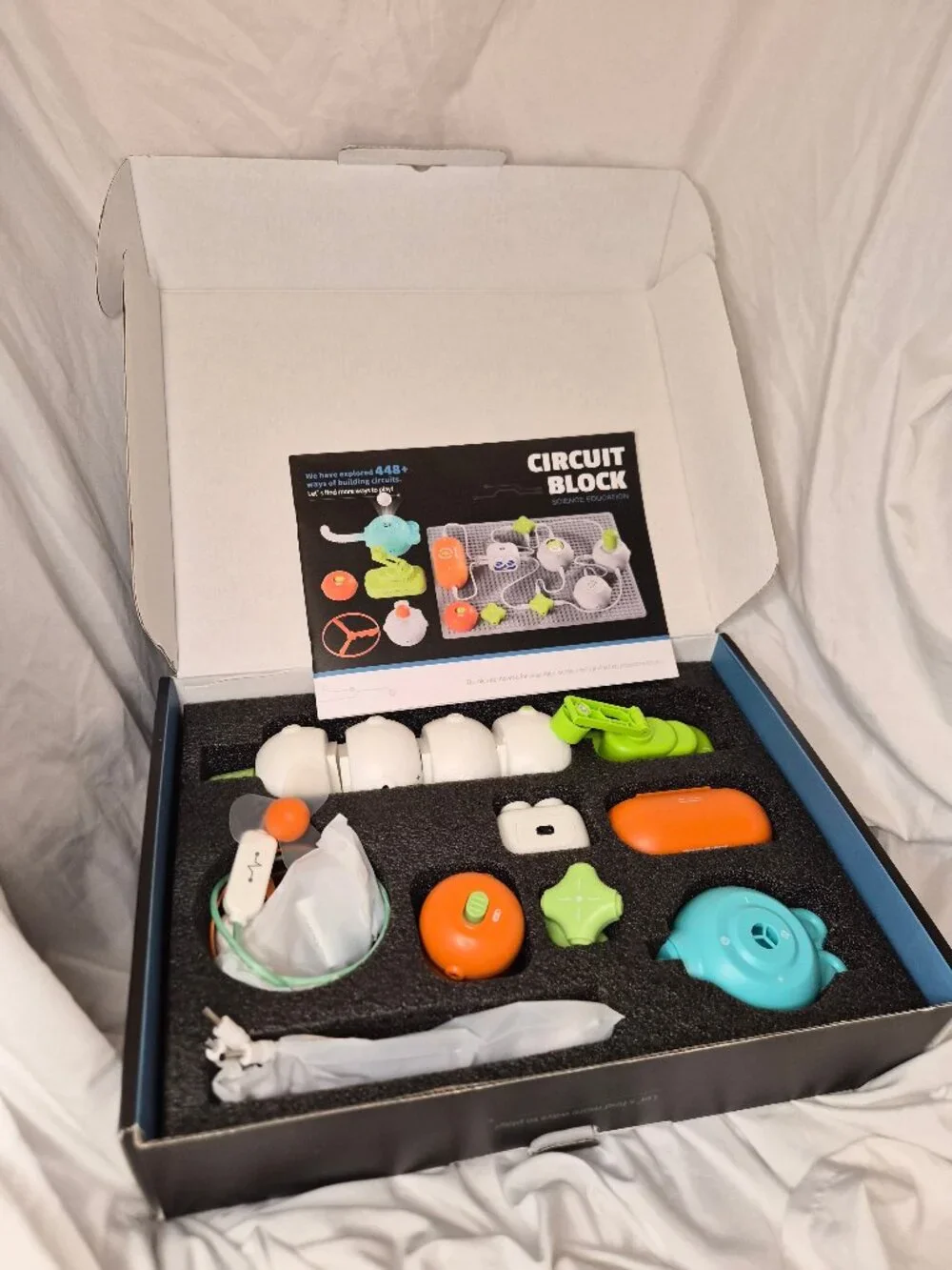 ANYEVE Circuit Block Science Education Stem Toy Set Complete Minus 1 Piece